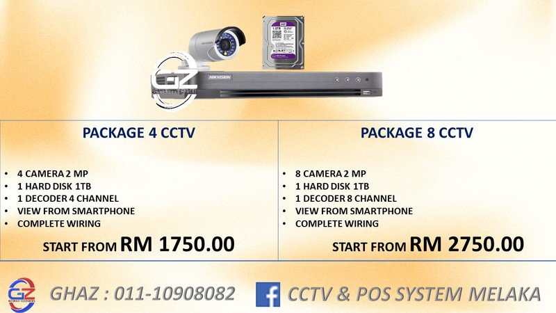 CCTV 4 CAMERA 4CH